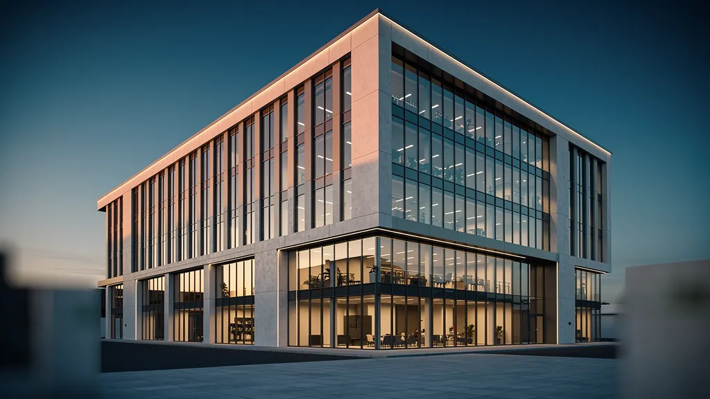 Edificio comercial terminado