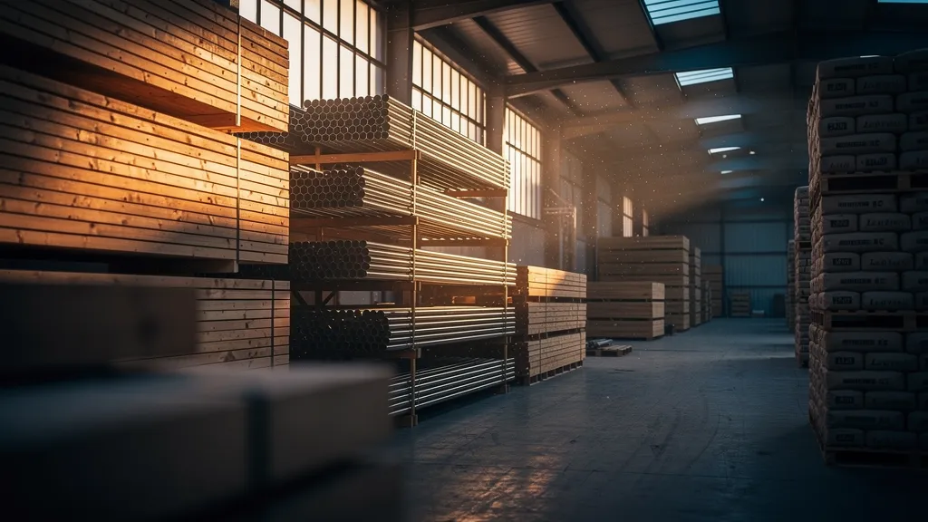 Almacén de material de construcción
